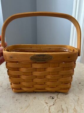 Vintage 1999 Longaberger Dresden Tour Basket with Protector